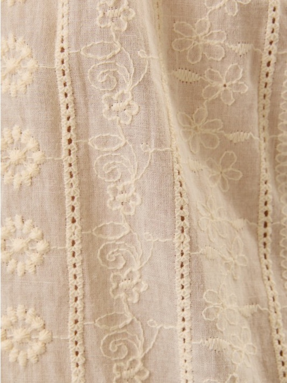 NWT 100% Cotton Yellow Dainty Lace-Trim Sleeveless Cropped Top - Picture 5 of 5